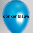 ballon donker blauw metallic