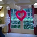 hart van ballonnen bruiloft