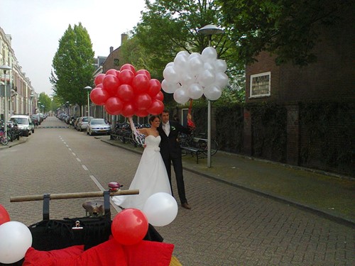 ballonnen decoratie trouwen
