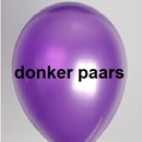ballon donker paars metallic