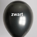 ballon zwart metallic