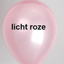 ballon licht roze metallic