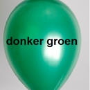 ballon donker groen metallic