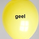 ballon geel pastel