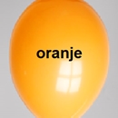 ballon oranje pastel