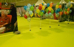 sporthal Hoorn vol met ballonnen