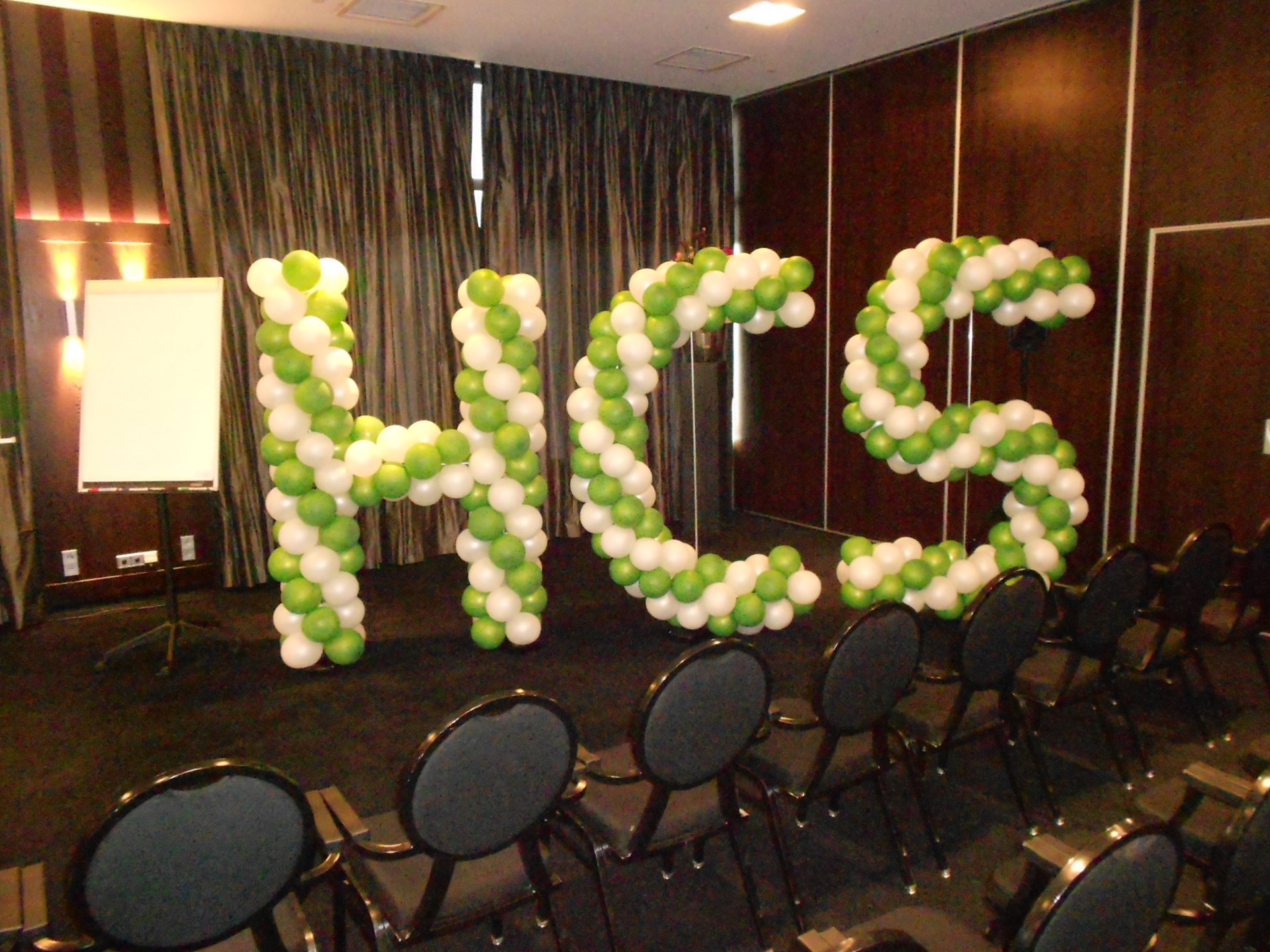 ballonnen cijfers voor seminar van HCS Cisco te Amsterdam