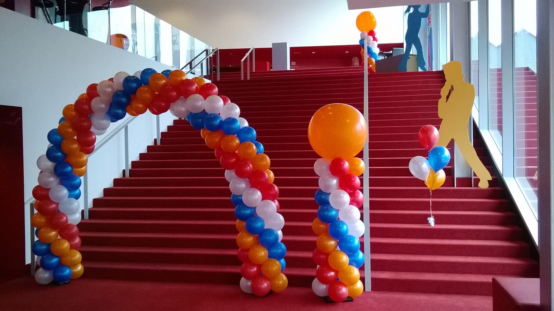 ballonnen decoraties voor Kinderen voor Kinderen bij trap