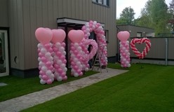ballonnen decoraties huwelijk Breukeleveen