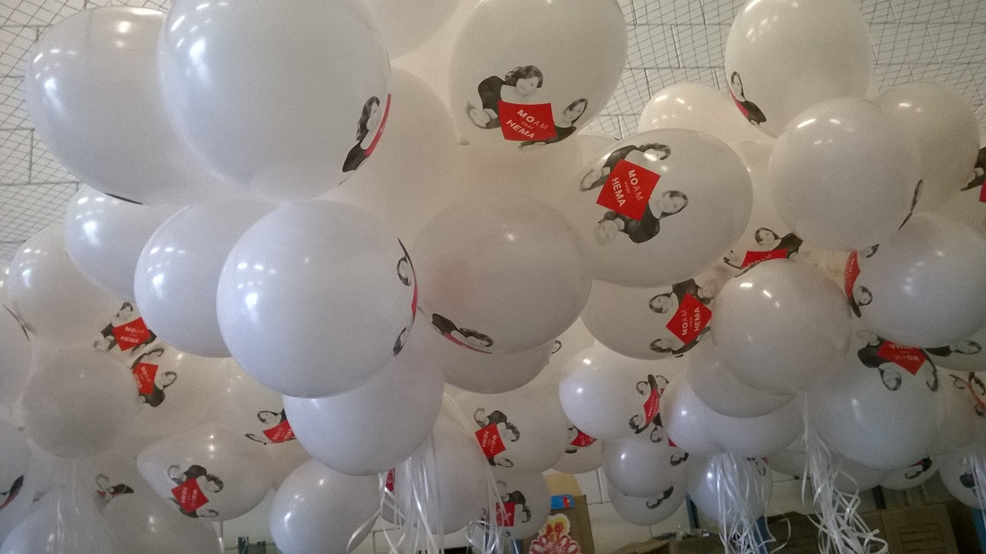 ballonnen bedrukken voor Hema MOAM Amsterdam