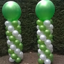 ballon pilaren groen-wit Efteling