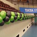 ballon slinger sporthal Beverwijk voor judo kampioenschap