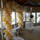 ballonnen decoratie bruiloft strand