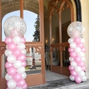 ballonnen pilaar trouwen met opdruk