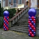 ballon pilaren Amsterdam voor FNV vrouwen
