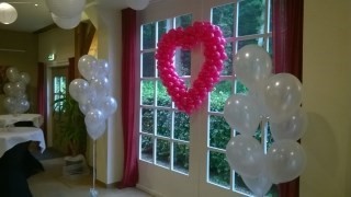 hart van ballonnen huwelijk