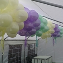 helium ballonnen trouwen in tent
