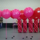 reuze ballonnen en ballon pilaren voor Giel Beelen Amsterdam