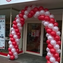 ballonnenboog medipoint rood wit voor diverse filialen