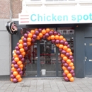 ballonnenboog Chicken Spot Rotterdam opening, ballonnen decoraties week valentijn