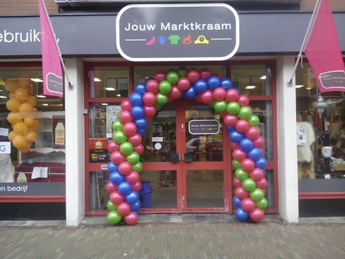 ballonnenboog jouw marktkraam Alkmaar