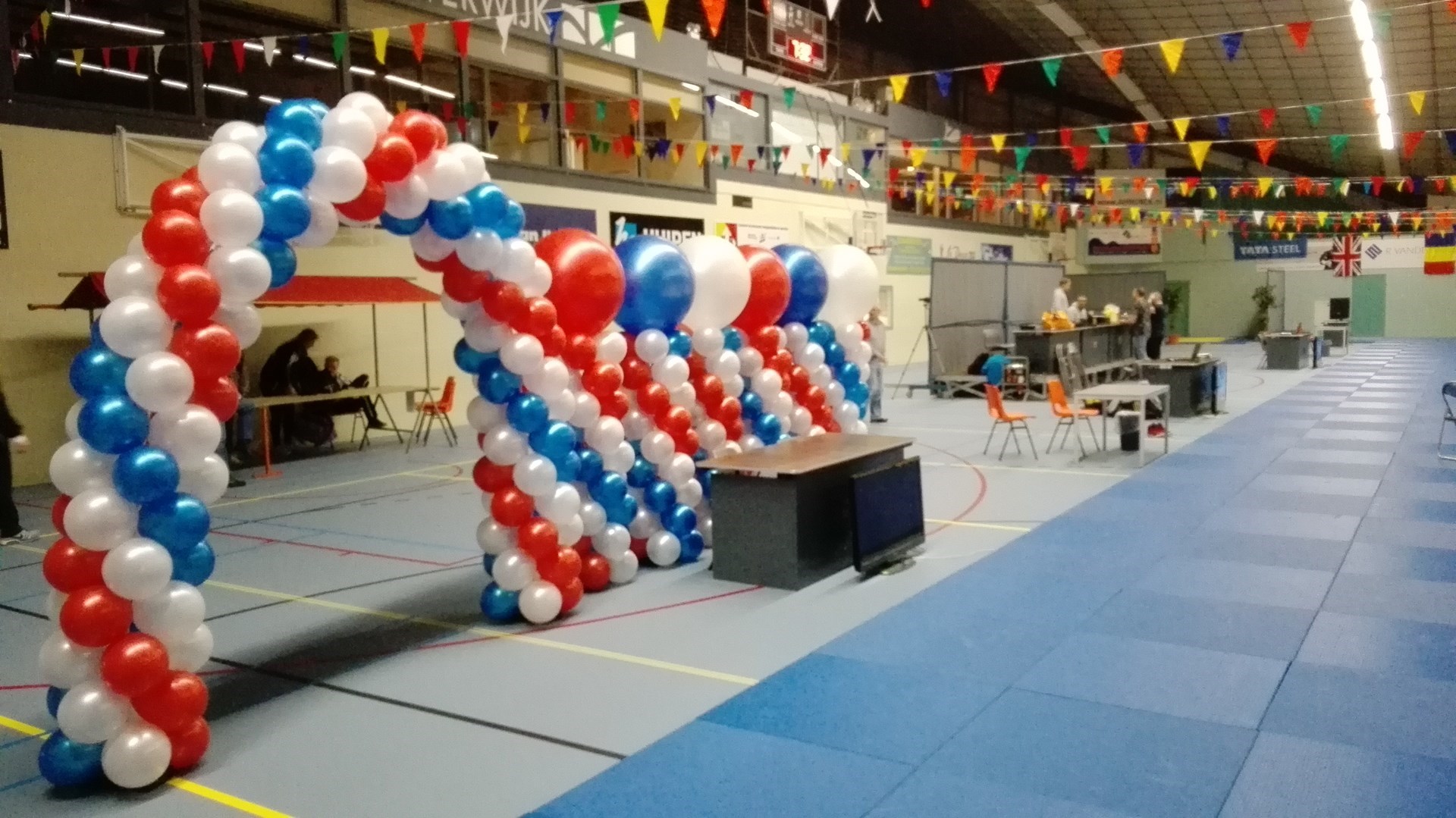 ballonnen decoratie voor special needs judo beverwijk sporthal