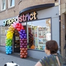 ballonnenboog Amsterdam Grapedistrict bedrijfskleuren 2