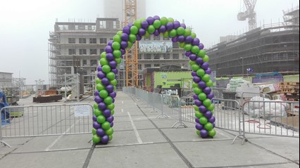 ballonnenboog dag van de bouw 2016 Rotterdam