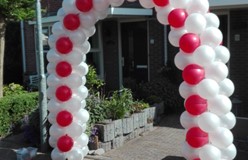 ballonnen decoraties diverse huwelijken Zaandam, Wormerveer,Amsterdam, Heemskerk, Akersloot, en nog veel meer