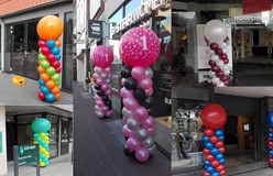 ballon pilaren voor diverse klanten in Nederland