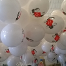 ballonnen bedrukken Hema als reclame met logo MOAM