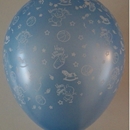 licht blauwe ballon met hoera een jongen