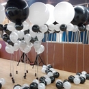 HP Amstelveen aankondiging nieuwe bedrijfsnaam met reuze ballon decoraties en ballon pilaren