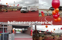 ballon decoratie voor 90 jaar Olympisch stadion Amsterdam en Coca-Cola Nederland