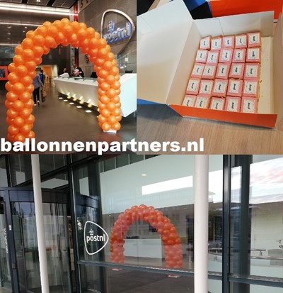 ballonnen decoratie voor postnl
