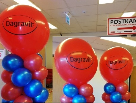 ballon pilaren logo Dagravit Kruidvat