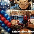 stars en stripes ballon pilaren AMsterdam amerika thema