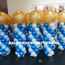 ballon pilaren met logo Make A Wish De la Mar Theater Amsterrdam