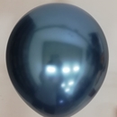 chroom ballonnen donker blauw