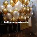 helium ballon trosjes met chrome ballonnen