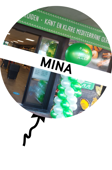 ballonnen voor Mina mediterrane gerechten