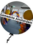 ballonnen voor gemeente Amsterdam
