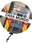 ballonnen voor Casa Mundo