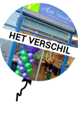 ballonnen voor Het Verschil kaas en delicatessen